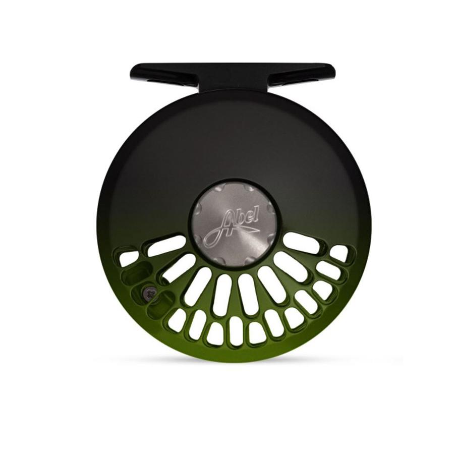 Abel TR 4/5 Reel in Satin Black Green Fade