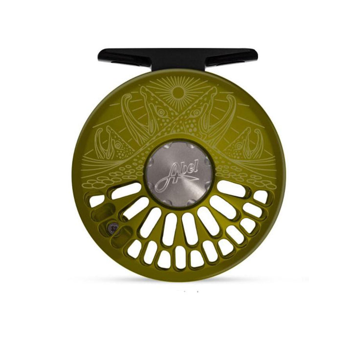 Abel TR 4/5 Reel in Underwood Last Light Dark Olive