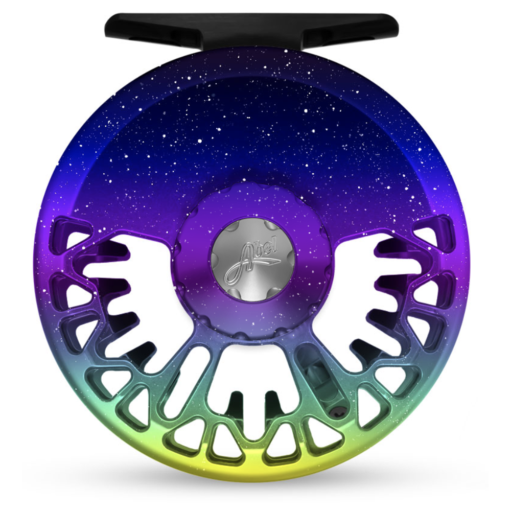 Abel Vaya Series Fly Reel in Northern Lights Fade
