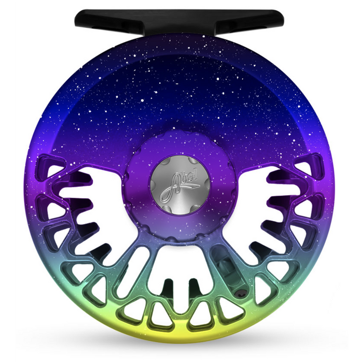 Abel Vaya Series Fly Reel in Northern Lights Fade