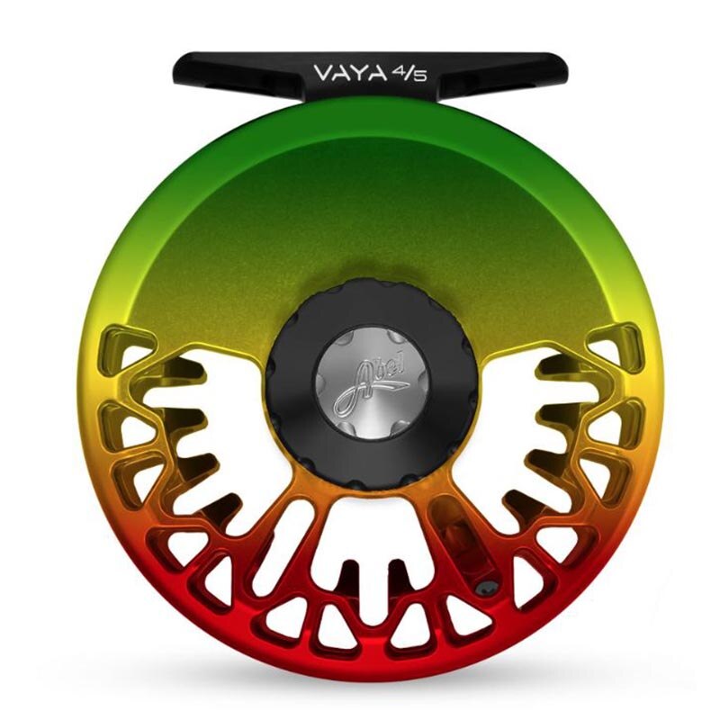 Abel Vaya Series Fly Reel in Rasta Fade