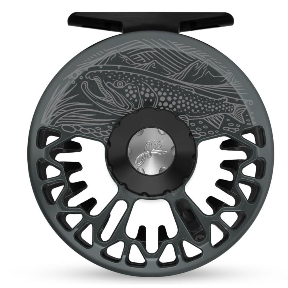 Abel Vaya Series Fly Reel in Underwood On The Hunt Slate Grey