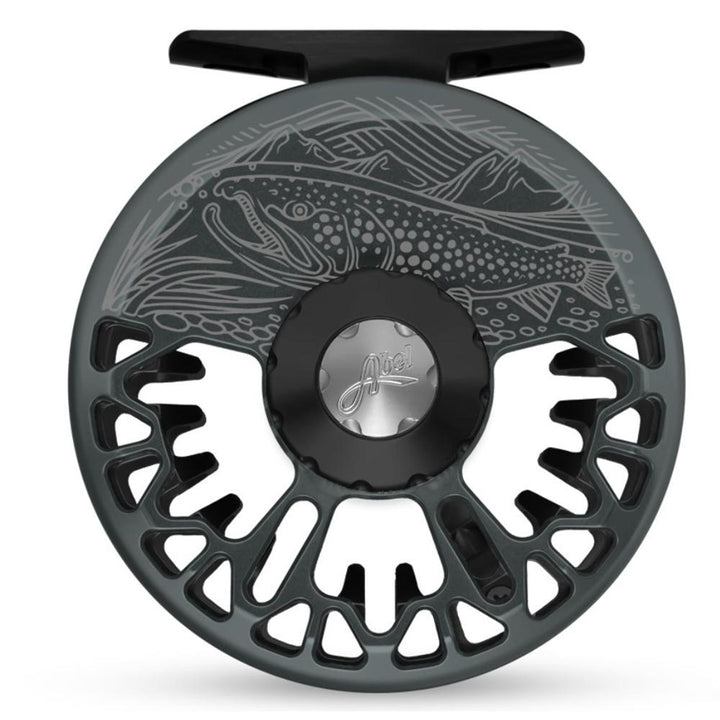 Abel Vaya Series Fly Reel in Underwood On The Hunt Slate Grey