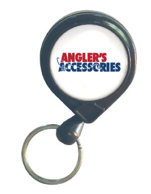 Angler's Accessories PinOn Retractors in Silver and Wire