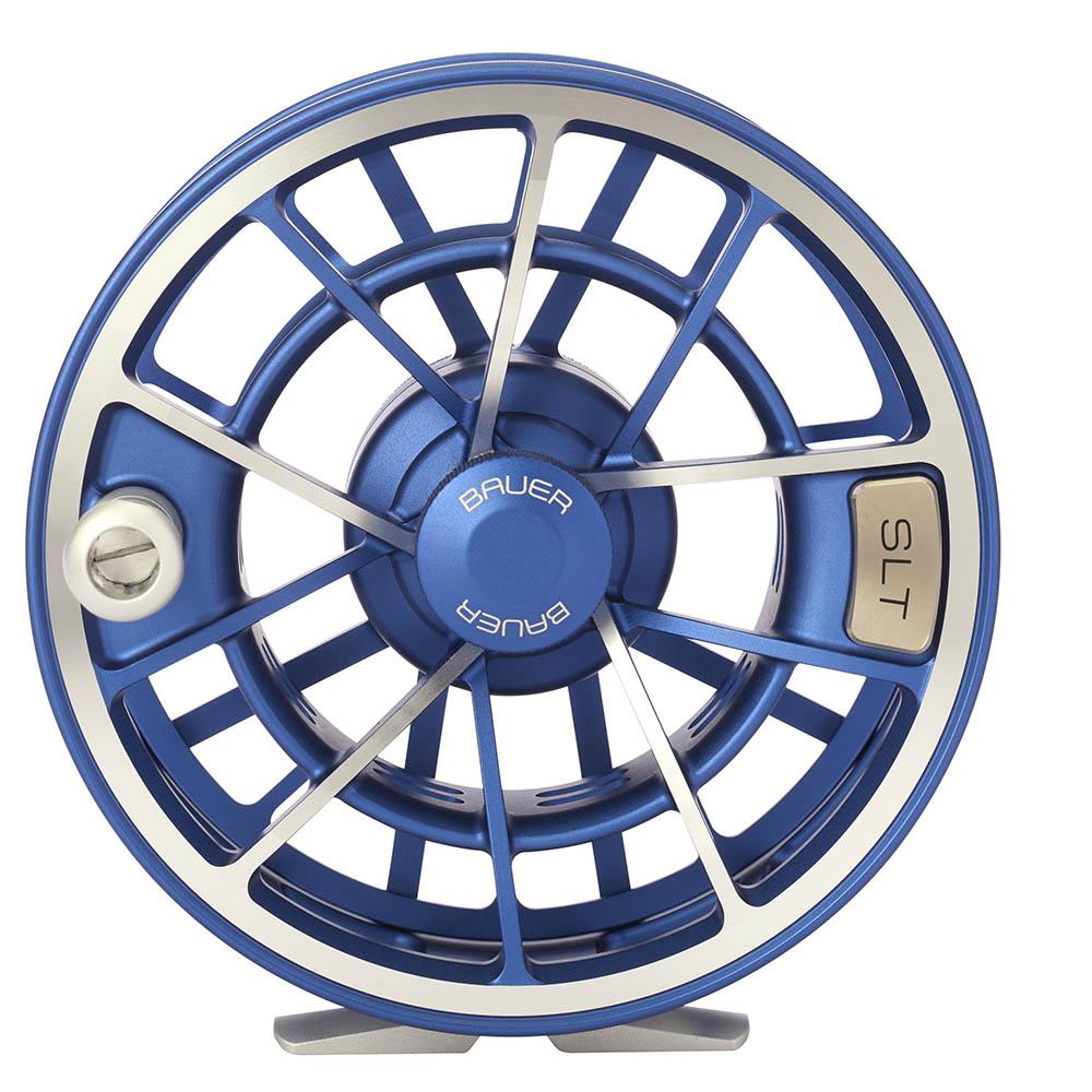 Bauer SLT Fly Reel in Blue and Clear