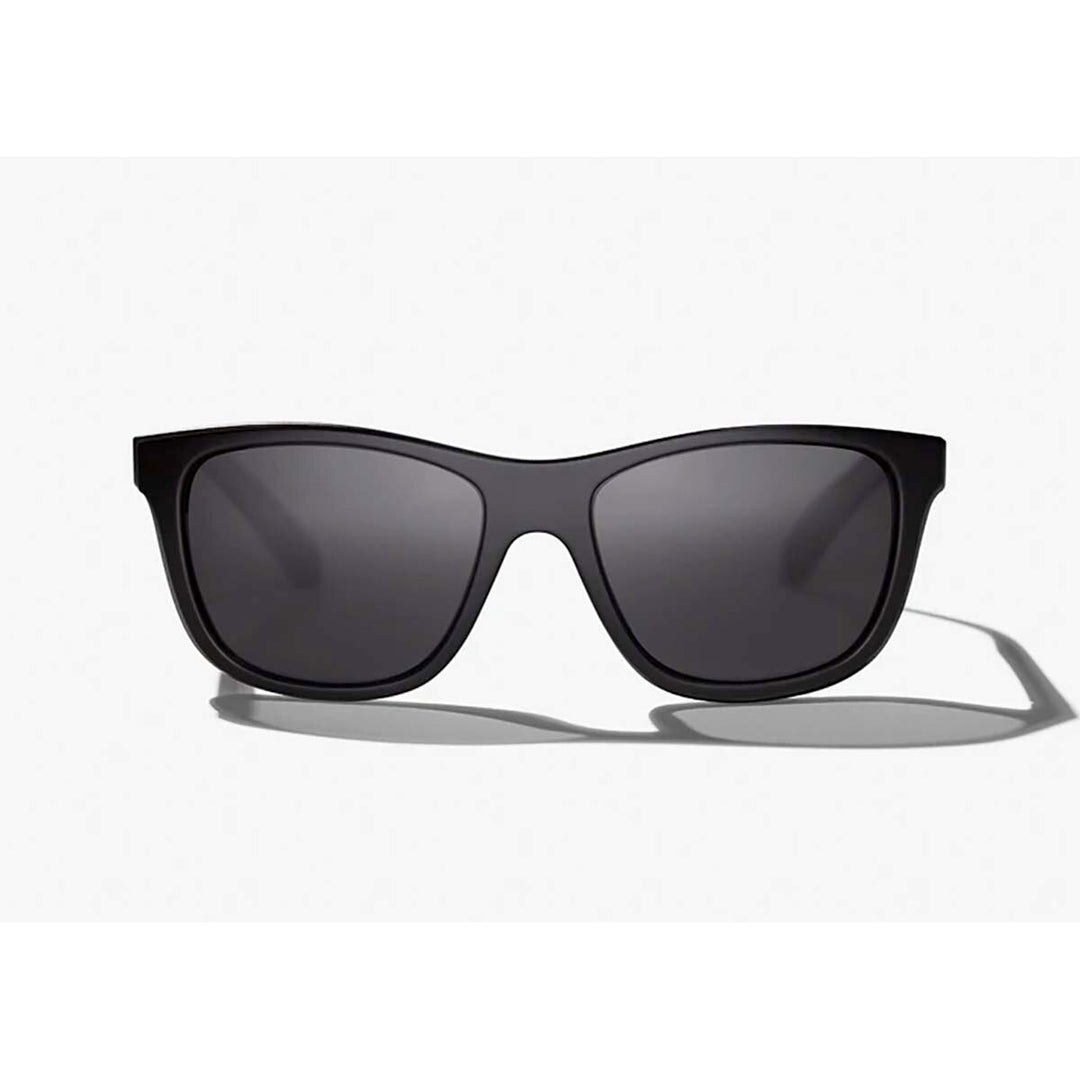 Bajio Gates Sunglasses Polarized in Black Matte with Silver Glass