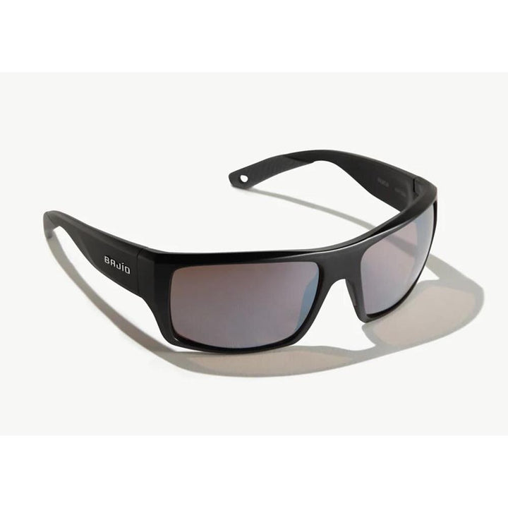 Bajio Nato Sunglasses Polarized in Black Matte with Silver Glass