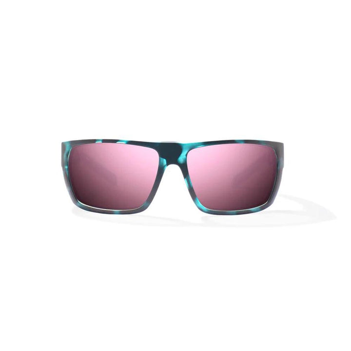 Bajio Palometa Sunglasses Polarized in Blue Water Matte with Rose Mirror Glass