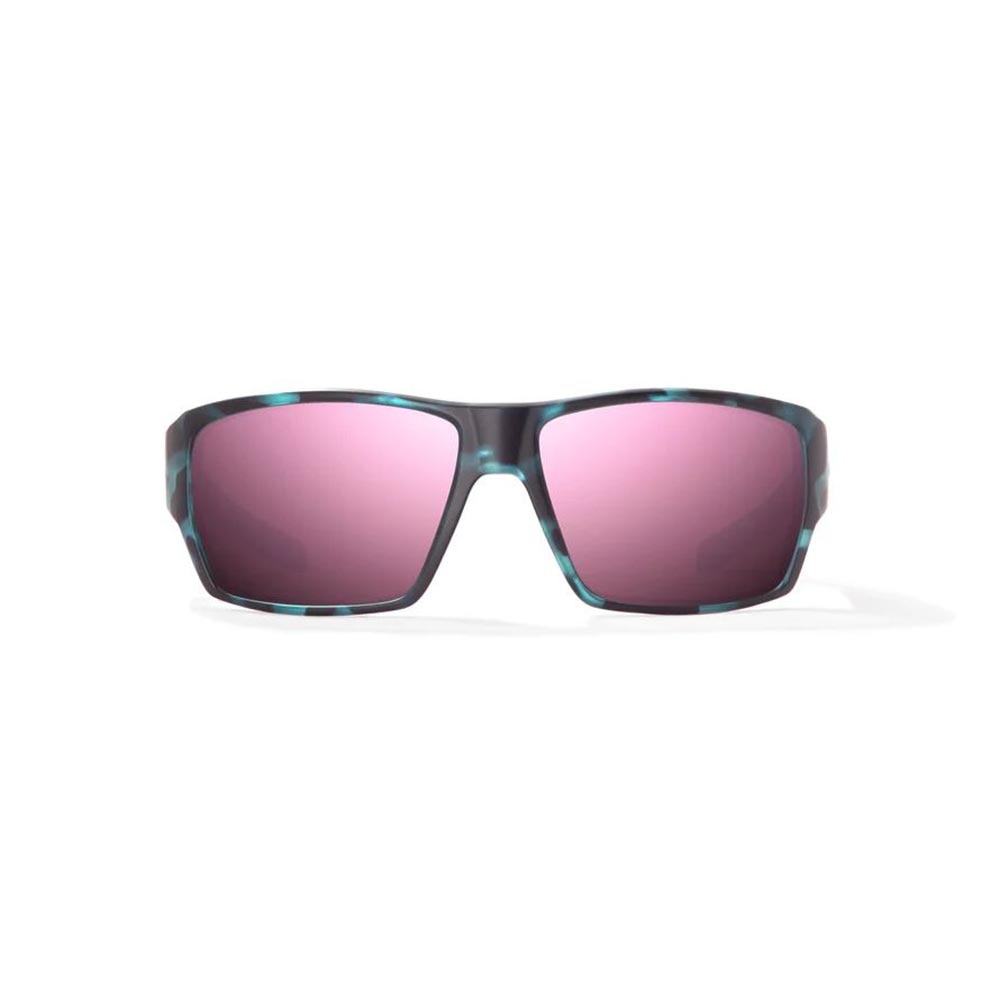 Bajio Vega Sunglasses Polarized in Blue Water Matte with Rose Mirror Glass