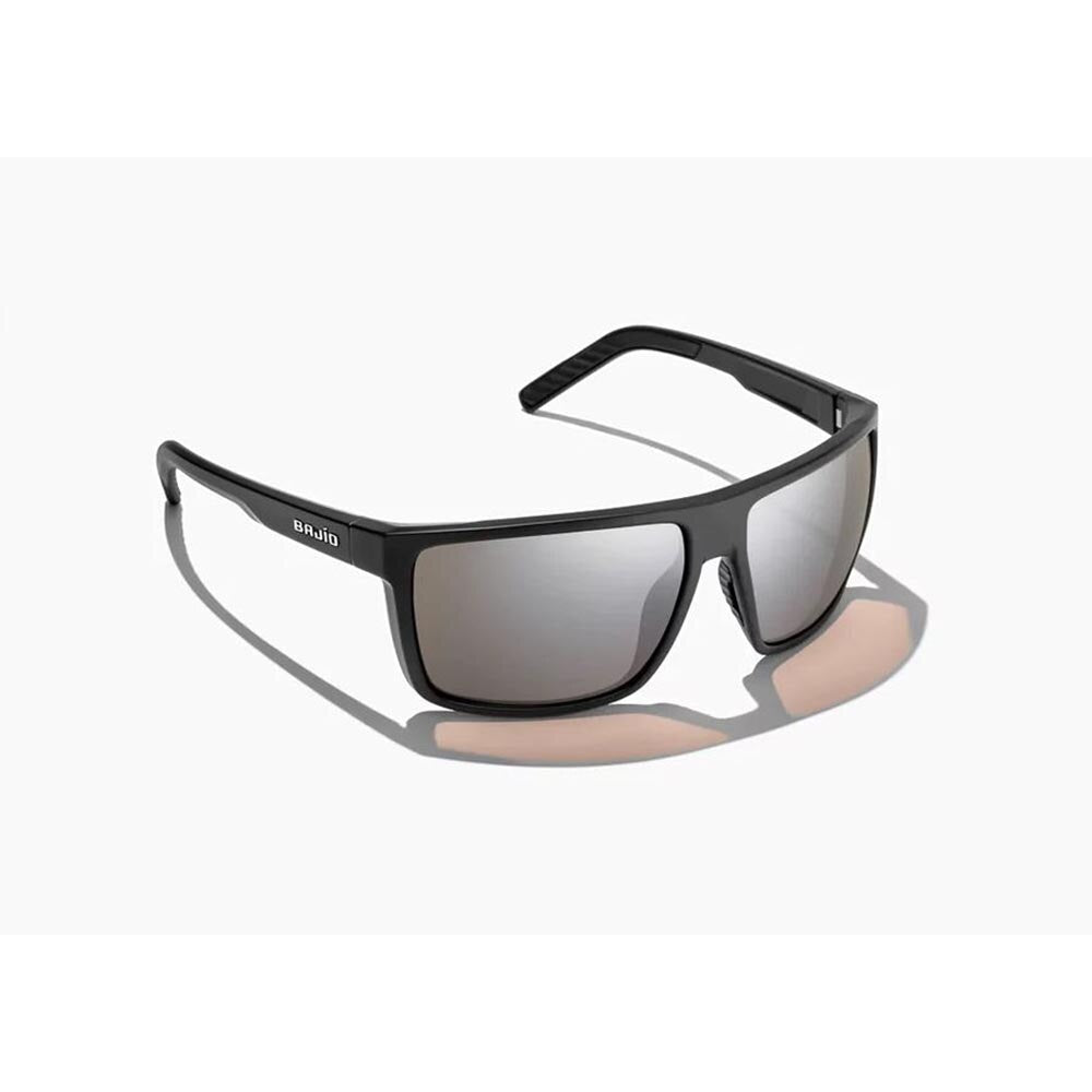 Bajio Toads Sunglasses Polarized in Black Matte with Silver Plastic