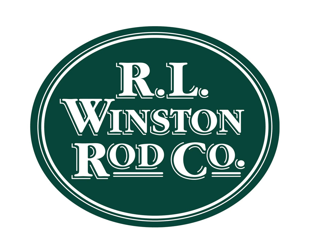 Logo of R.L. Winston Rod Co. with a green circular design.