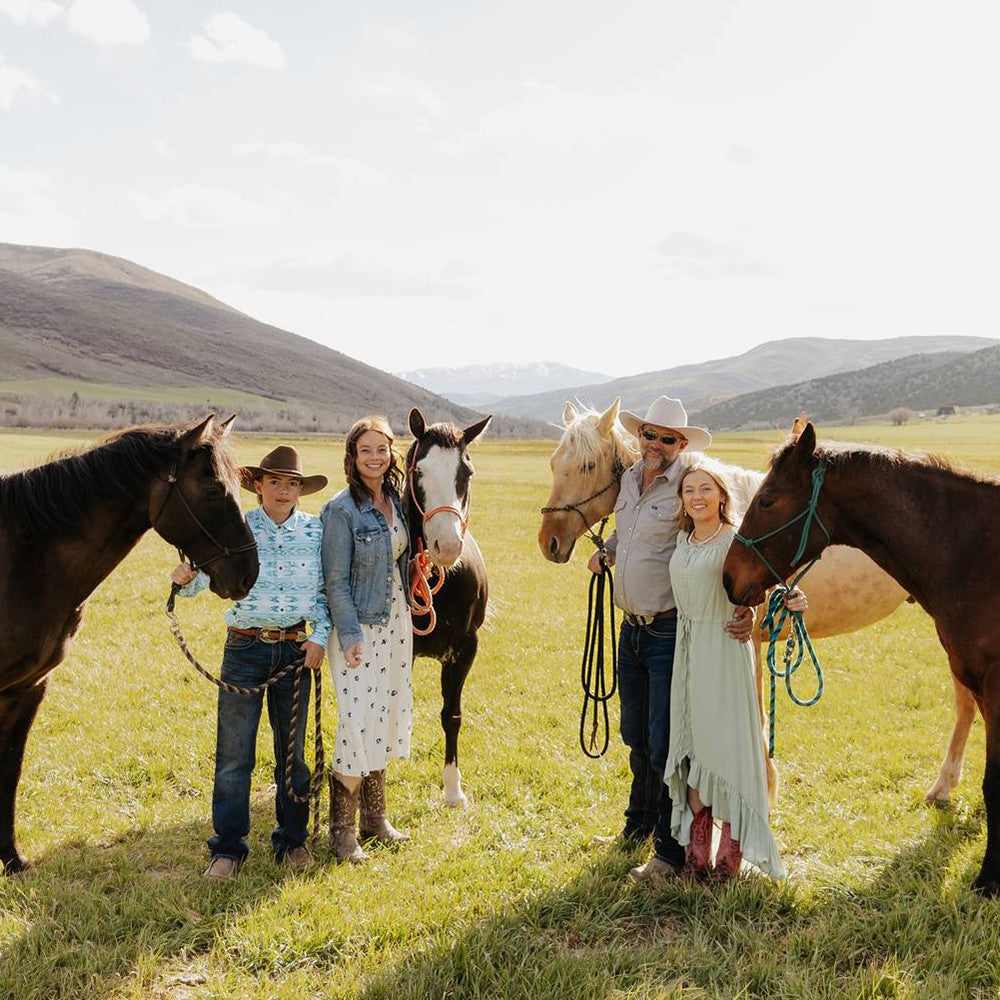 Brooke Bailey enjoying time with her family and horses in the Kamas valley.