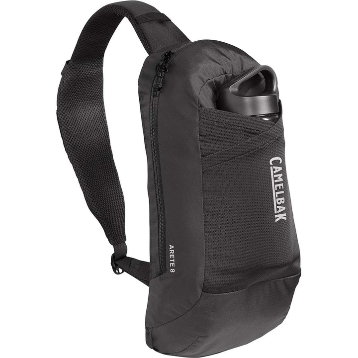 CamelBak Arete 8 Sling with Water Bottle in Black and Reflective