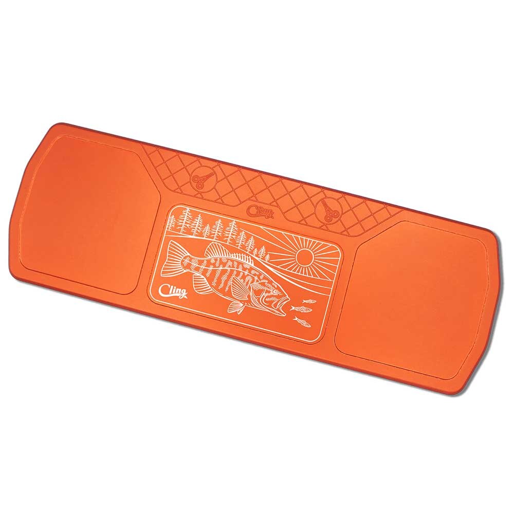 Cling Mag Grab Boat Bar Smallmouth in Orange