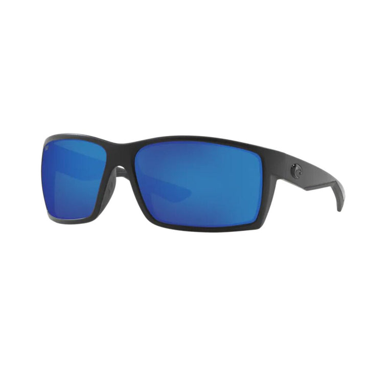 Costa Reefton Sunglasses Polarized in Blackout with Blue Mirror 580G