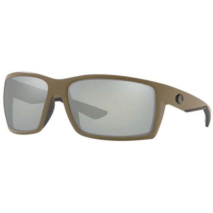 Costa Reefton Sunglasses Polarized in Moss with Grey Silver Mirror 580G