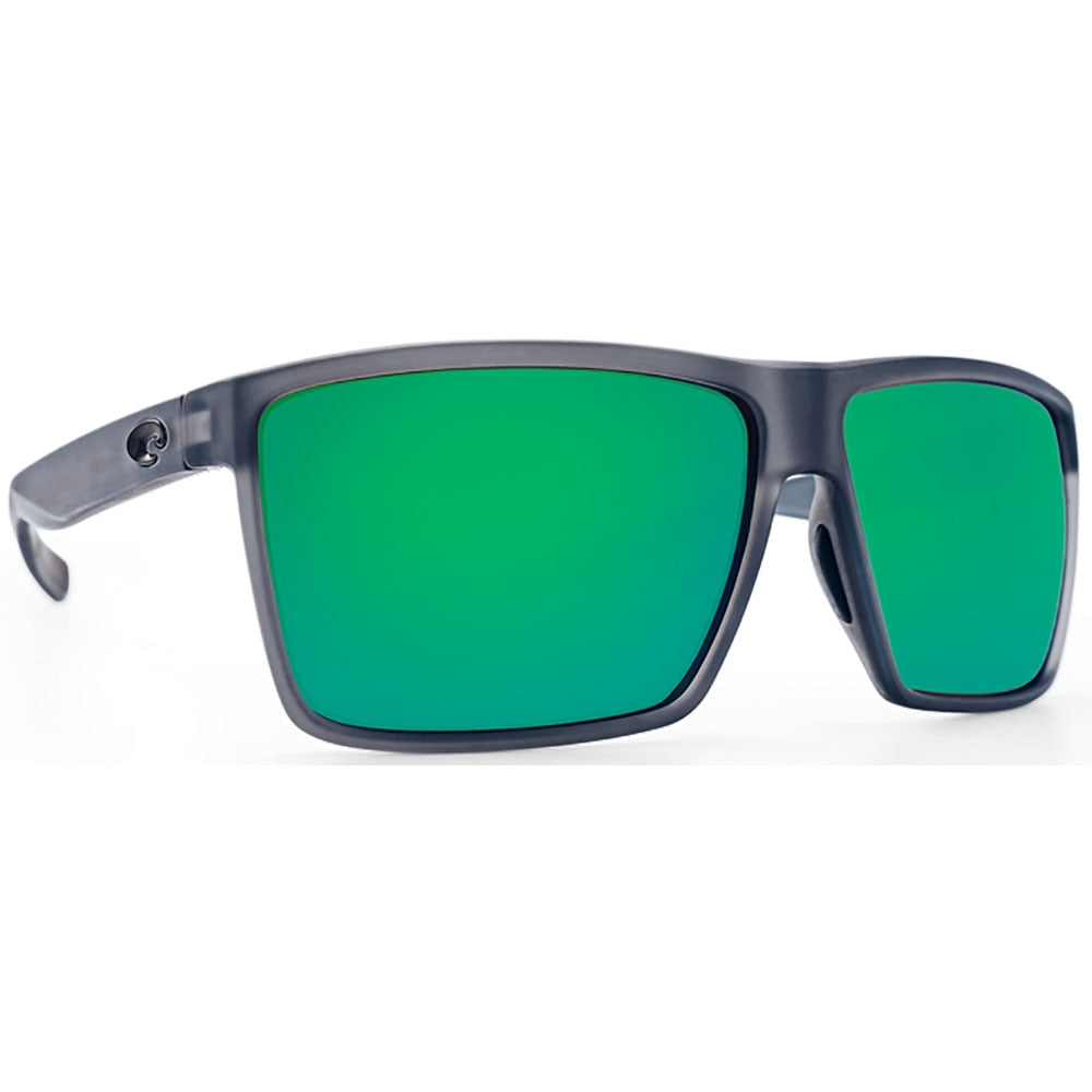 Rincon Sunglasses Polarized in Matte Smoke with Green Mirror 580G
