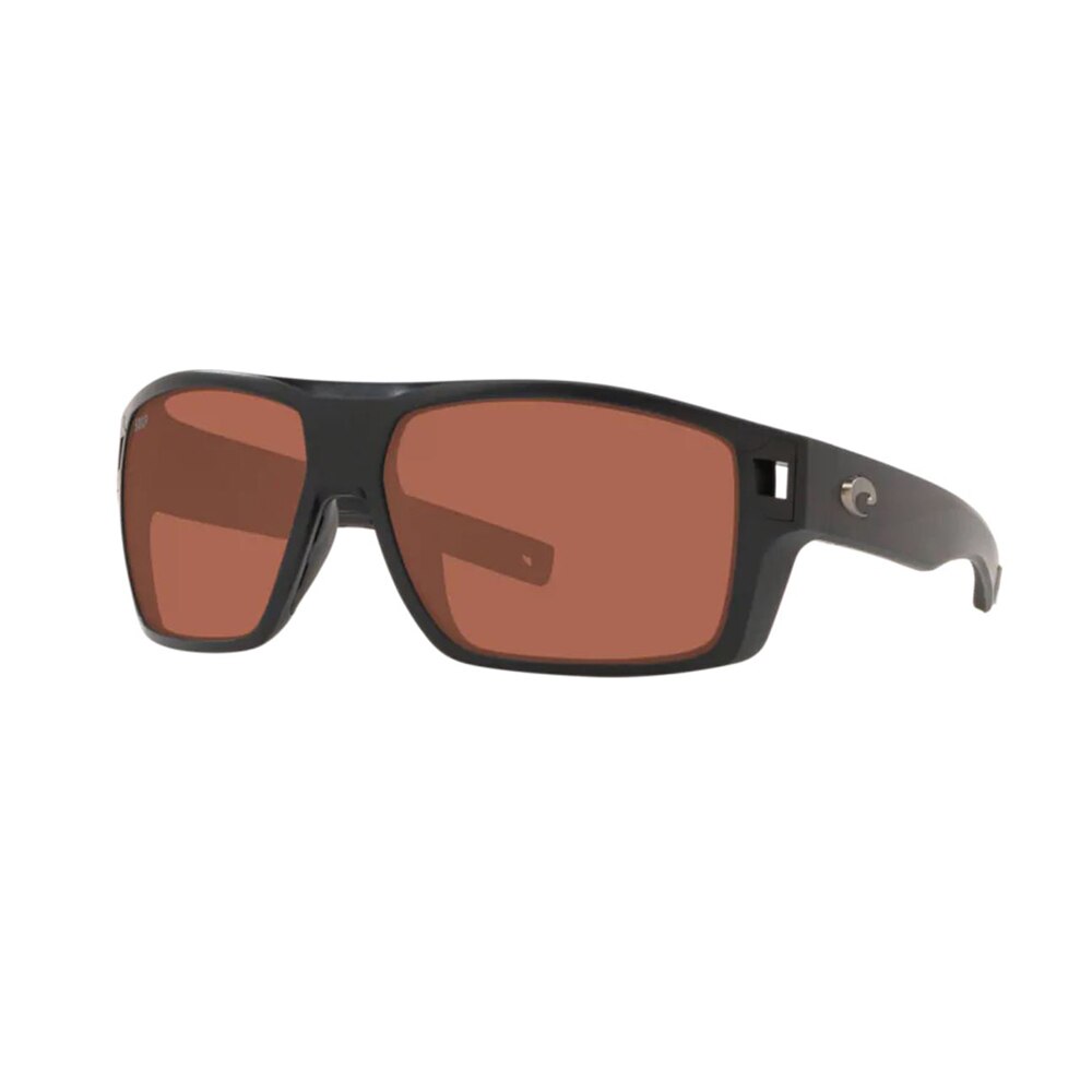 Costa Diego Sunglasses Polarized in Matte Black with Copper 580G