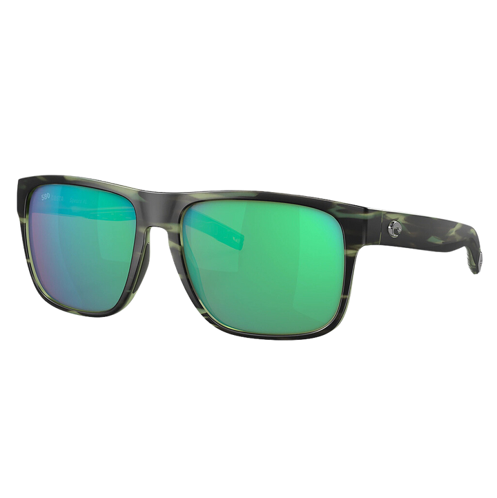 Costa Spearo XL Polarized Sunglasses in Matte Reef with Green Mirror 580G