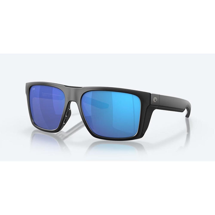 Costa Lido Sunglasses Polarized in Black with Blue Mirror 580G