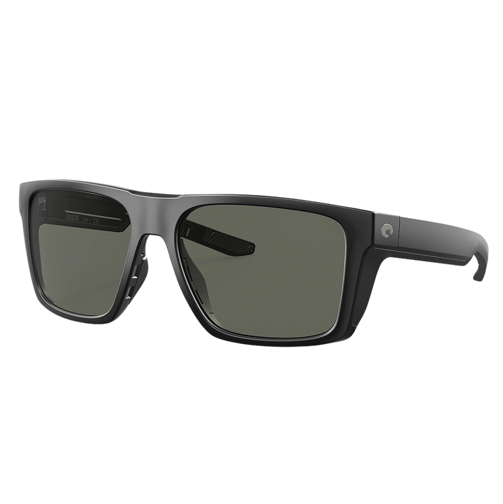 Costa Lido Sunglasses Polarized in Matte Black with Grey 580G