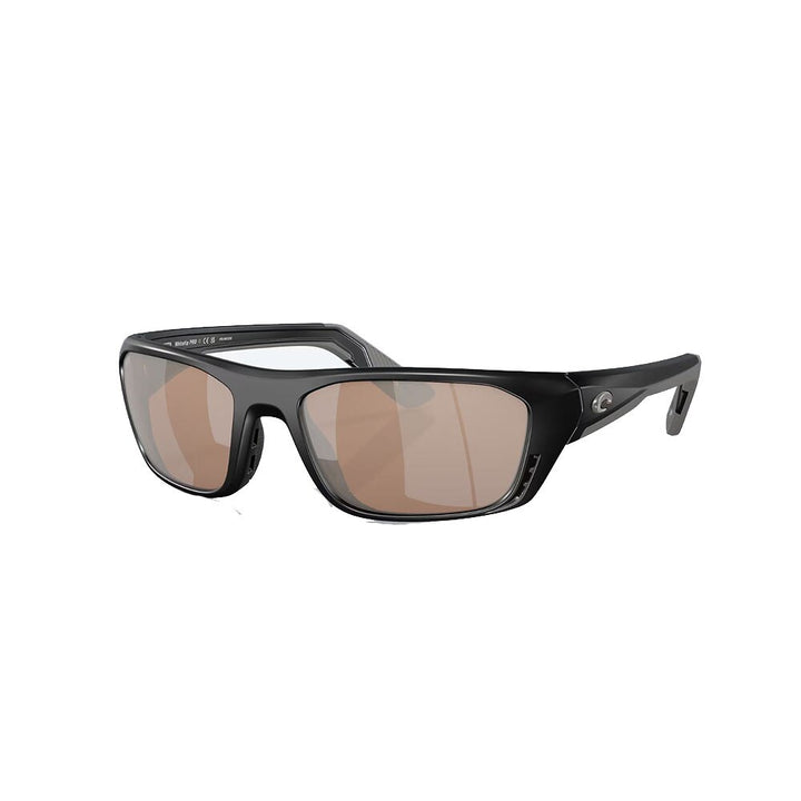 Costa Whitetip Pro Sunglasses Polarized in Matte Black with Copper Silver Mirror 580G