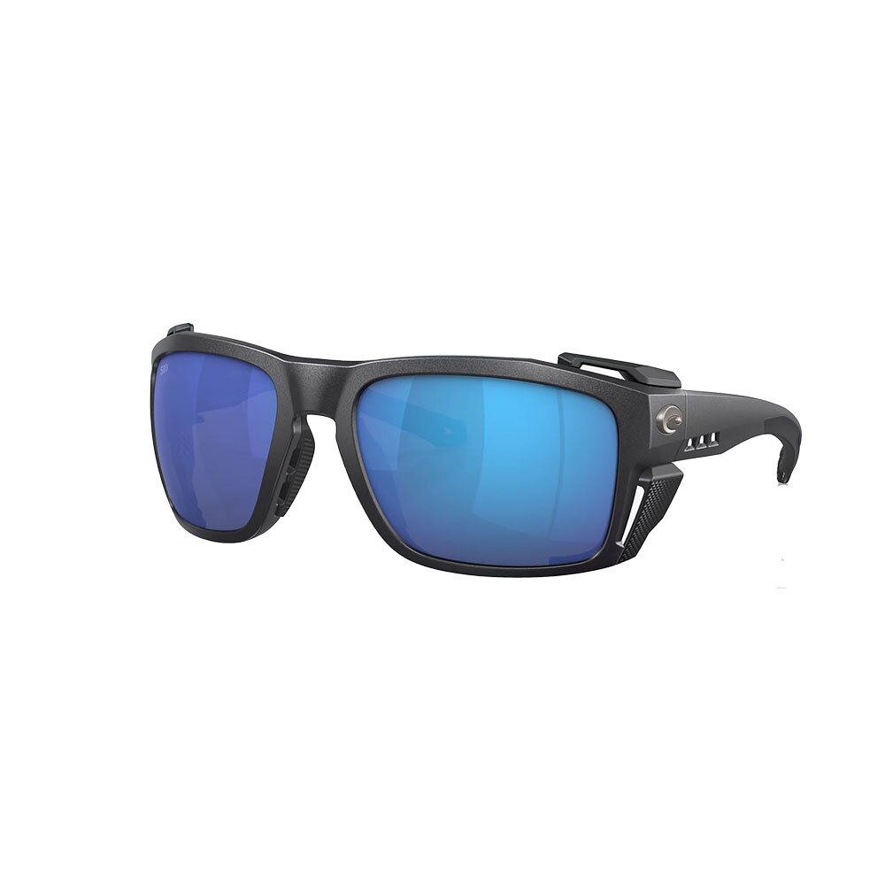 Costa King Tide 8 Sunglasses Polarized in Black Pearl with Blue Mirror 580G