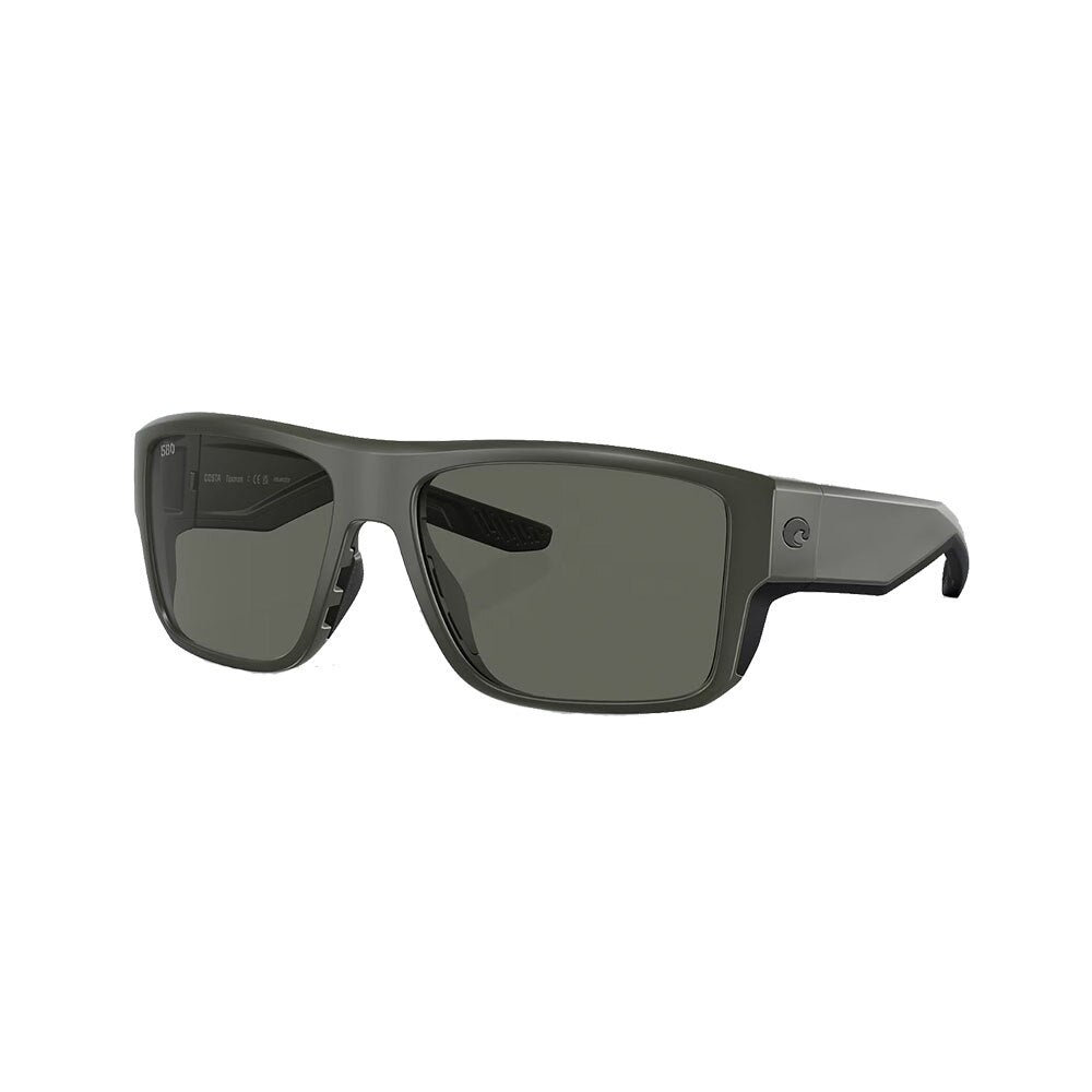 Costa Taxman Sunglasses Polarized in Olive with Grey 580G