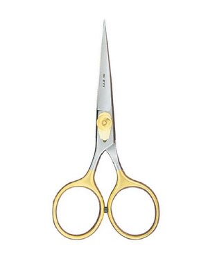 Dr. Slick Razor Scissors Adjustable Straight in Gold Loops
