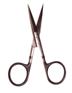 Dr. Slick All Purpose Tungsten Carbide Scissor Straight in Black