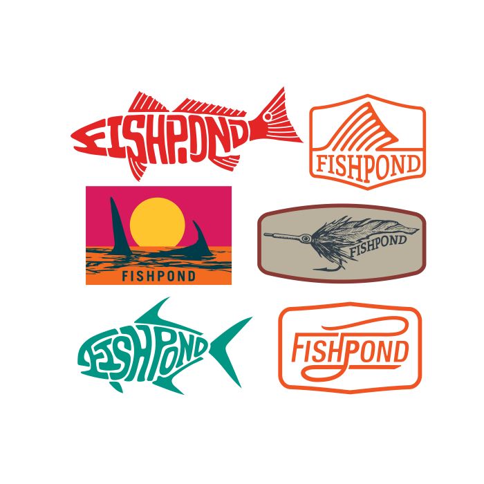 Fishpond Saltwater Sticker Bundle in Multi