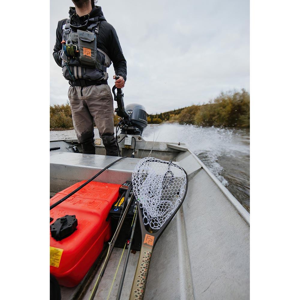 Fishpond Nomad Middle Fork Net in Brown Trout