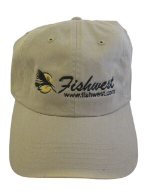 Fishwest Logo Simms CBP Single Haul Cap in Tan