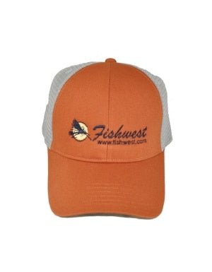 Fishwest Simms Logo CBP Trucker Cap in Simms Orange