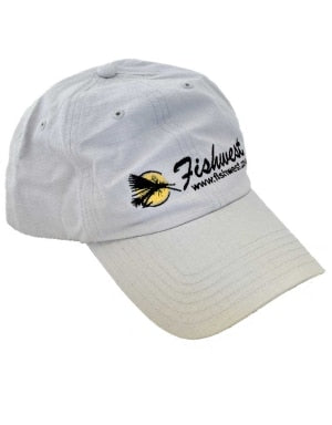 Fishwest Logo Simms CBP Ripstop Cap in Fog