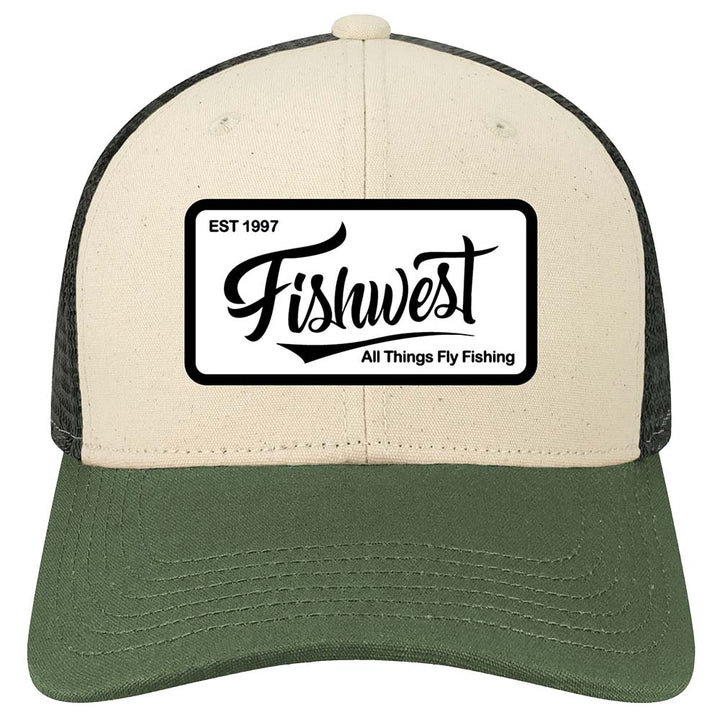 Fishwest Heritage Script Logo Trucker Cap