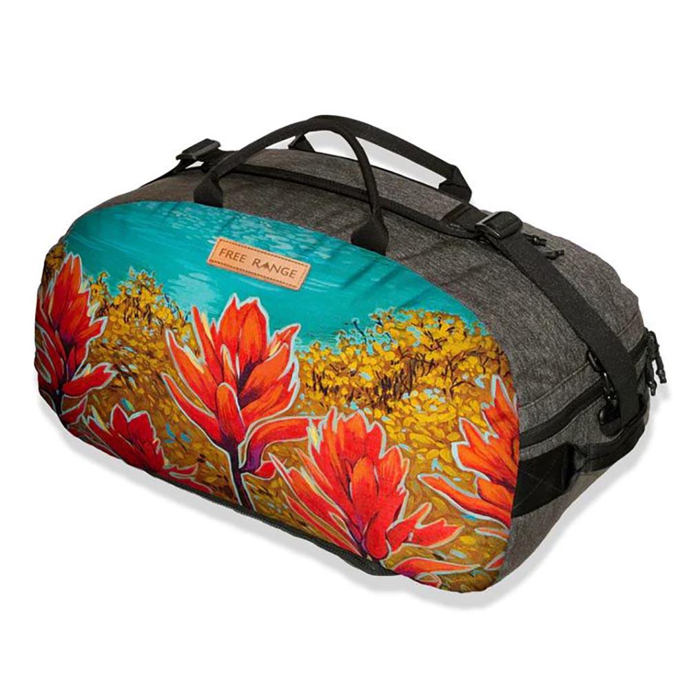 Free Range Canvas Duffel Bag in Hyalite Paintbrush
