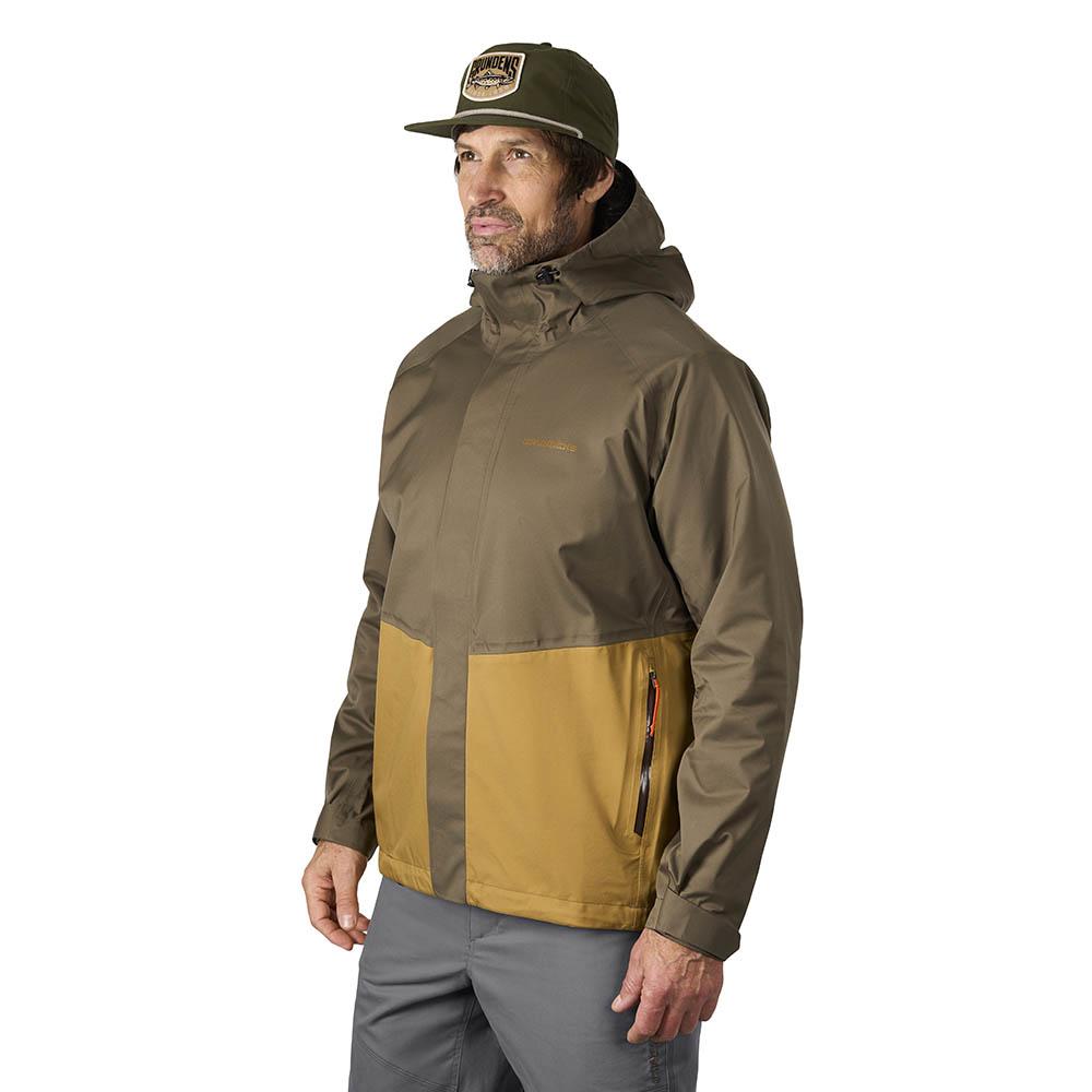 Grundens Charter Jacket Men's in Whiskey and Otter