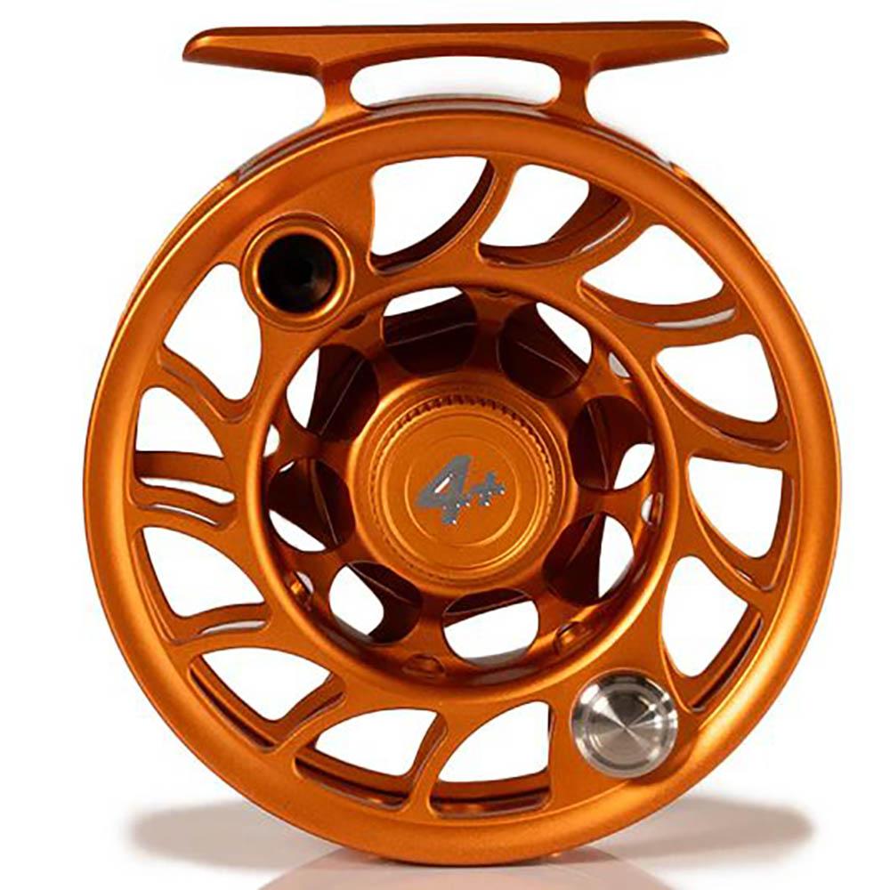 Hatch Outdoors 2025 Custom Campfire Orange Iconic Fly Reel 4 Plus in Campfire Orange