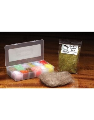 Hareline Dubbin Senyo's Laser Yarn in White