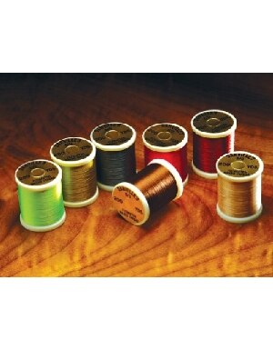 Hareline Dubbin Danville's 3/0 Waxed Monocord in Dark Brown