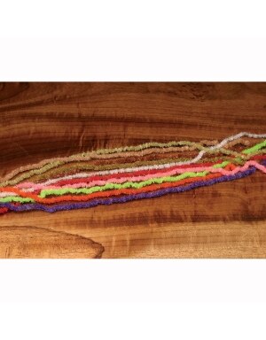 Hareline Dubbin Ice Dub Chenille in Black