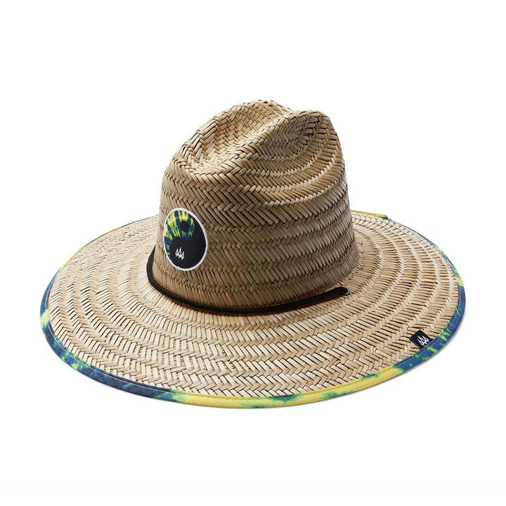 Hemlock Hat Co. - Print Straw Hat - Hendrix Main View