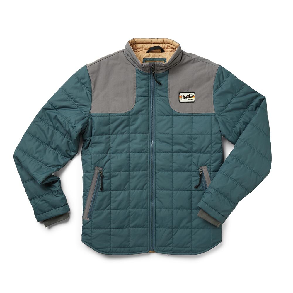 Howler Brothers Merlin Jacket Mens in Dark Slate and Dove Grey