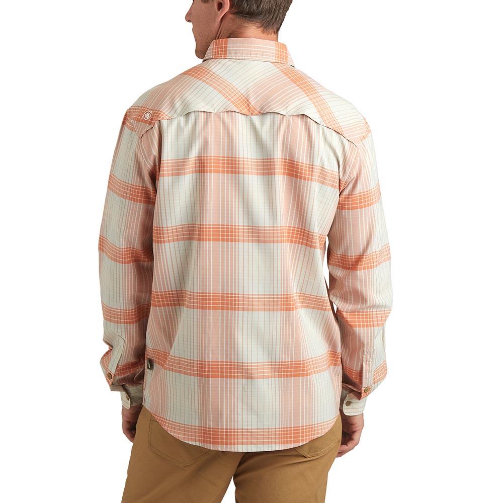 Howler Brothers Matagorda Longsleeve Shirt Mens in Evans Plaid Oxide