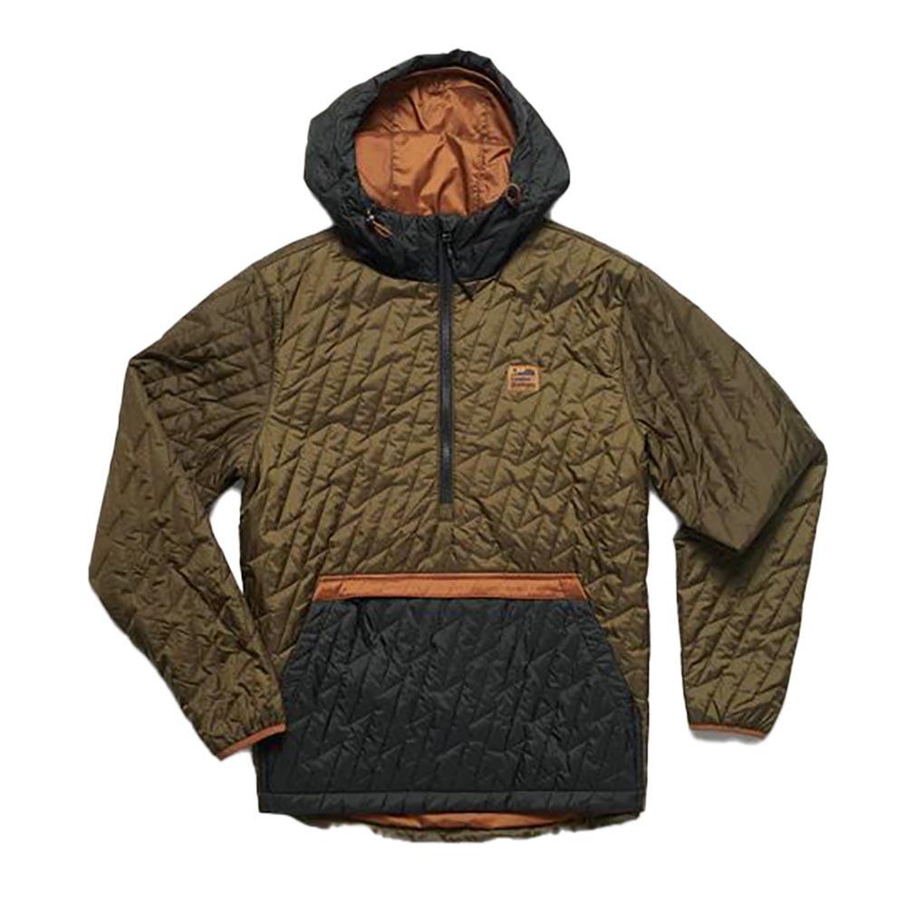 Howler Brothers Voltage Quilted Pullover Mens in Pinegrove