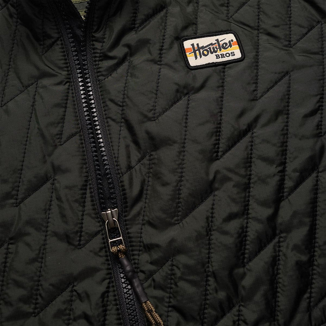 Howler Bros Voltage Quilted Jacket Mens in Black