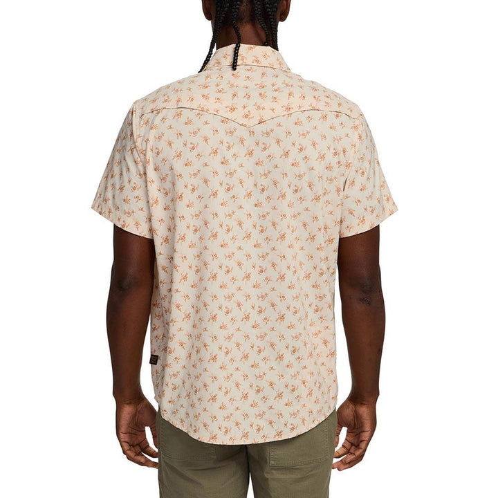 Howler Brothers Open Country Tech Shirt Mens in Rancher Floral Sand