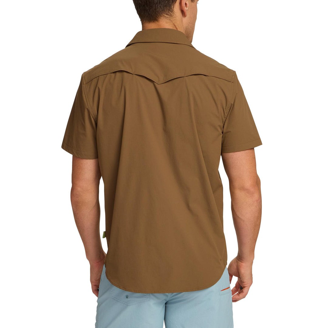 Howler Brothers Emerger Tech Shirt in Teak
