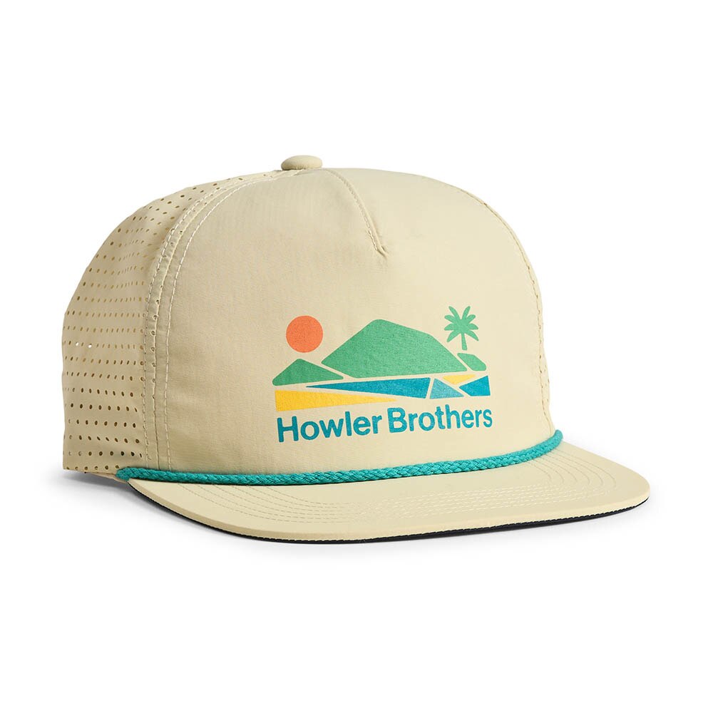Howler Bahia de Howler Aperture Tech Strapback Hat in Stone